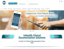 Tablet Screenshot of inhealthcds.com